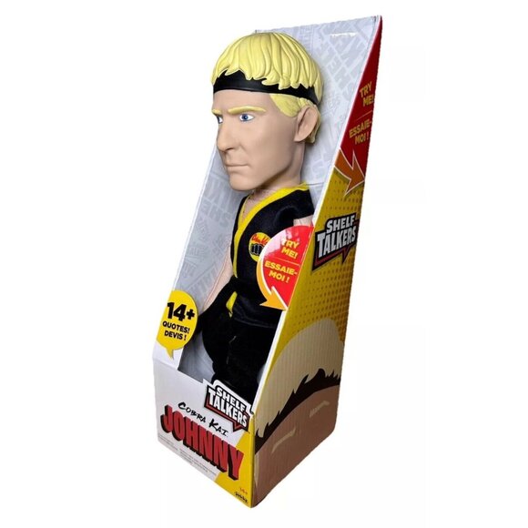 12" Talking Plush Johnny Cobra Kai Series Pull String Toy Collectible New In Box - Picture 2 of 6